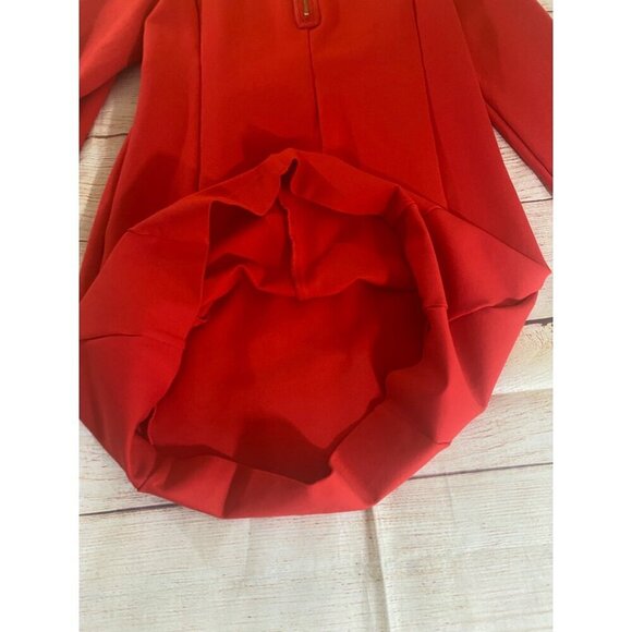 J.Crew Women's Thick Red Half Sleeve Midi Dress - Medium - Picture 11 of 13